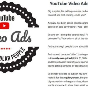 Dave Kaminski – YouTube Video Ads For Regular People