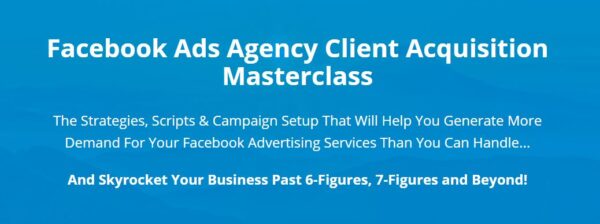 [SALES] Facebook Ad Agency Clients Masterclass