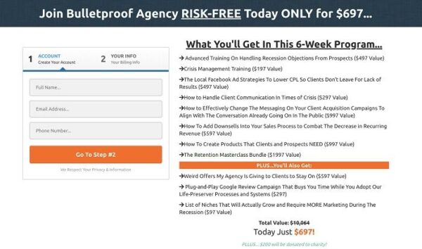 [DOWNLOAD] Joel Kaplan - Bulletproof Agency (How To Grow An Agency During Coronavirus)