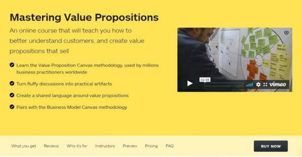 Strategyzer – Mastering Value Propositions