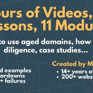 Mushfiq S – The Aged Domains Course